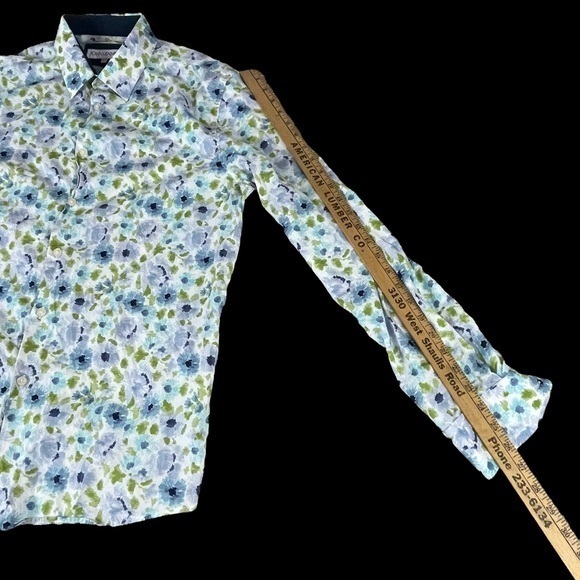 John Lennon Button Up Shirt XL Floral Pattern Shirt Long Sleeve T250 - Picture 5 of 11